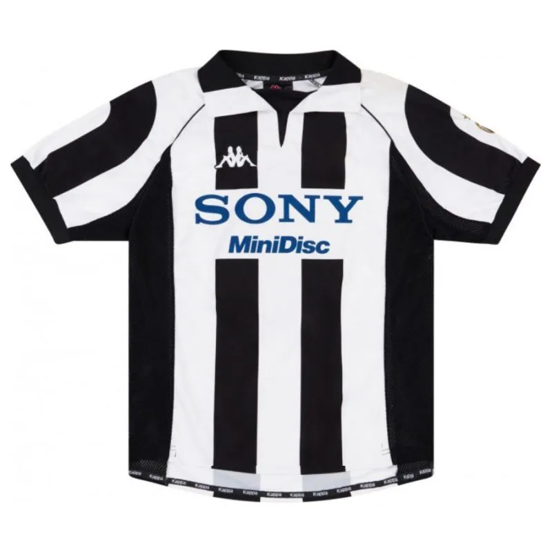 Juventus DAVIDS 1997/98 Retro-Heimtrikot - Weiß/Schwarz