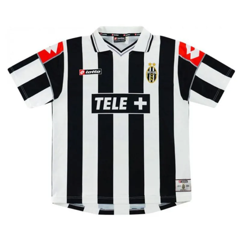 Juventus DEL PIERO 2000/01 Maglia casalinga retrò - Bianca/Nera