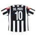 Juventus DEL PIERO 2000/01 Maglia casalinga retrò - Bianca/Nera
