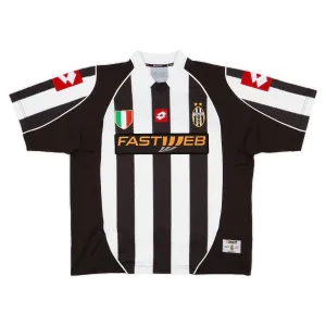 Juventus  2002/03 Retro Home Jersey - White/Black