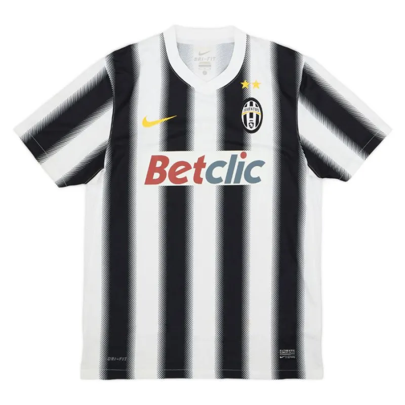 Juventus 2011/12 Maillot domicile rétro - Blanc/Noir