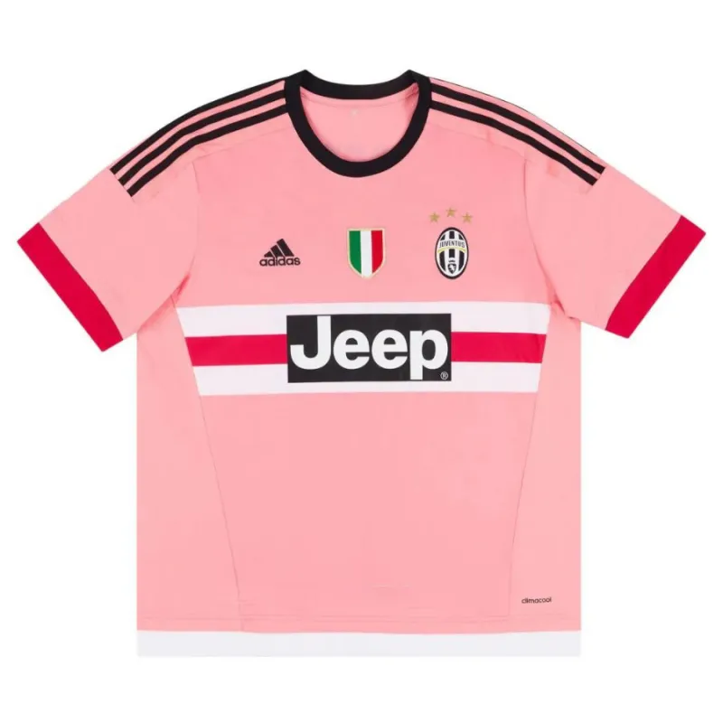 Juventus 2015/16 Maillot extérieur rétro - Rose