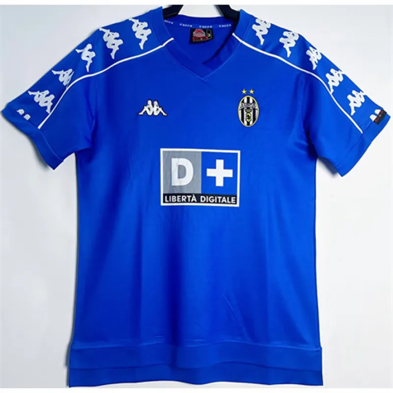 Juventus 1999/00 Away Retro Jersey - Blue
