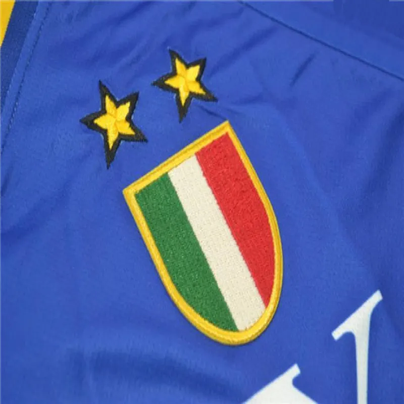 Camiseta retro de visita de la Liga de Campeones UEFA de Juventus 1995/96 - Azul