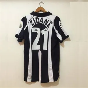 Zidane's Juventus 1997/98 Home Retro Jersey No.21 - White