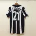 Maglia retro di casa n. 21 della Juventus 1997/98 del Zidane - Bianca