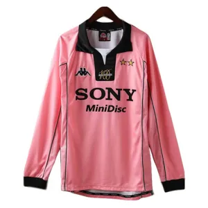 Maglia retro di casa a maniche lunghe della Juventus 1998 - Rosa