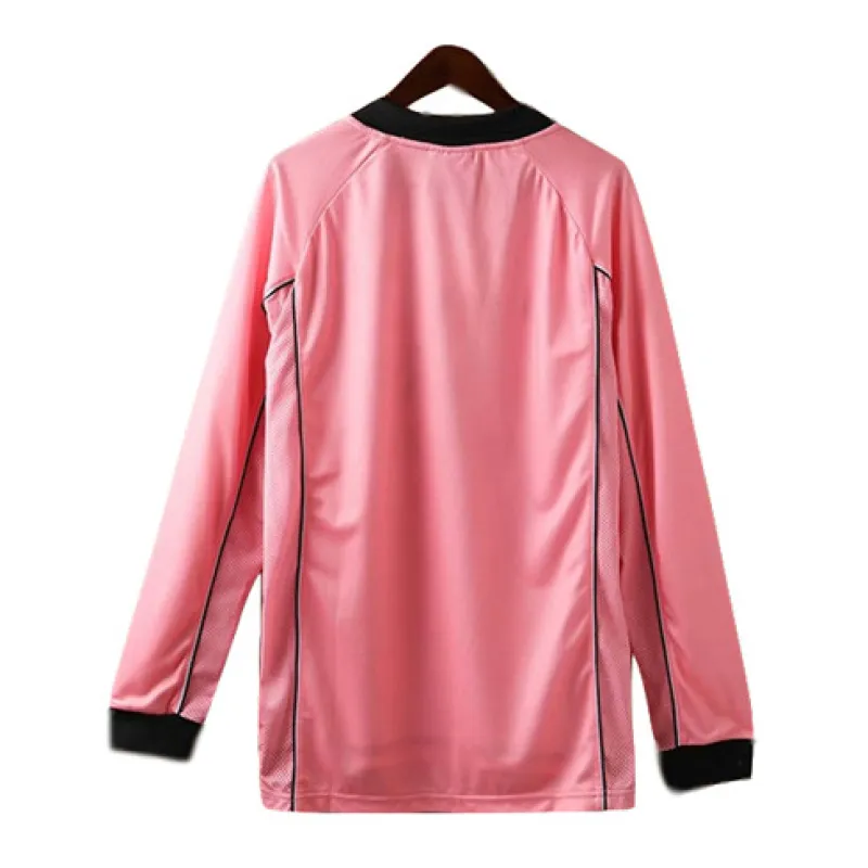 Maglia retro di casa a maniche lunghe della Juventus 1998 - Rosa