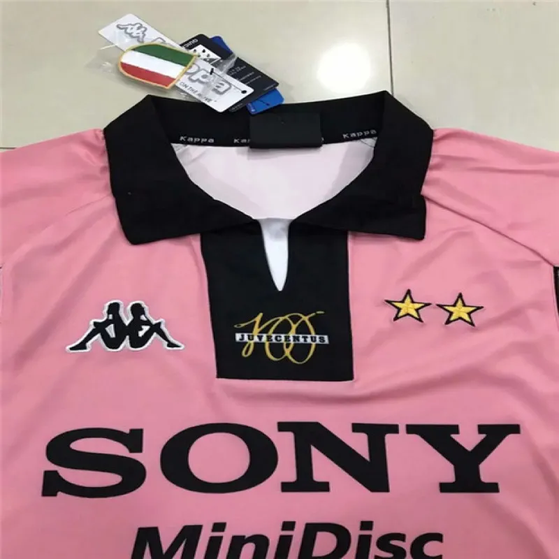 Juventus 1998 Home Retro Jersey - Pink