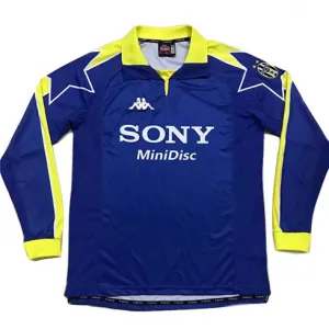 Maglia retro a maniche lunghe n. 3 della Juventus 1998 - Azzurra