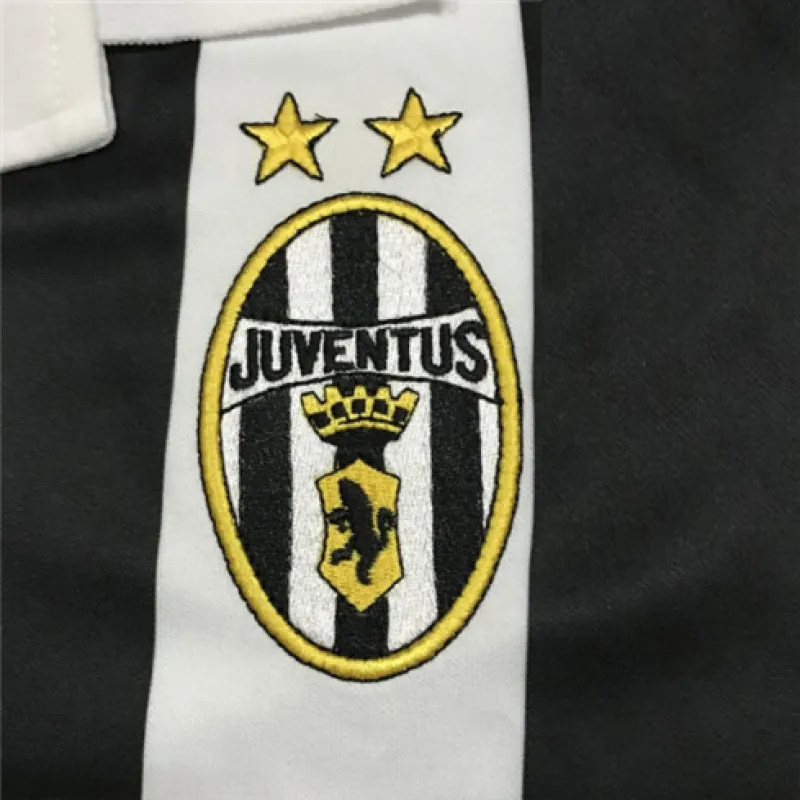 Juventus 1999/00 Home Retro Long - sleeve Jersey - White