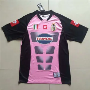 Maglia del portiere retro della finale della Champions League UEFA 2002/03 della Juventus - Rosa