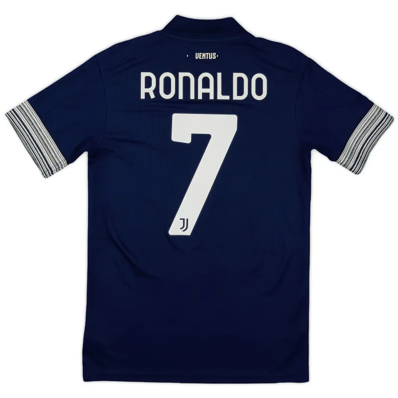 Cristiano Ronaldos Juventus 2020/21 Heim Retro Trikot Nr.7 - Blau
