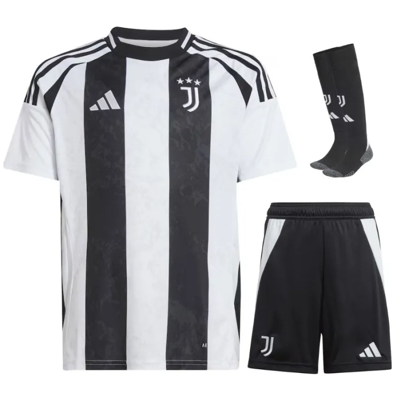 Set di maglia per bambini di casa di Juventus 2024/25 - Bianco