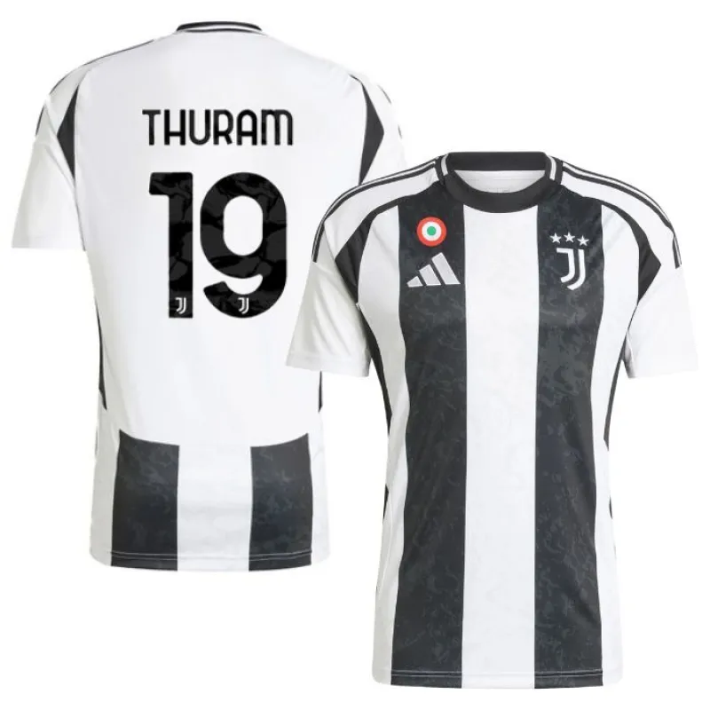 Thuram's Juventus 2024/25 Heimjersey - Weiß