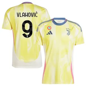 La maglia di trasferta di Juventus 2024/25 di Vlahovic - Gialla