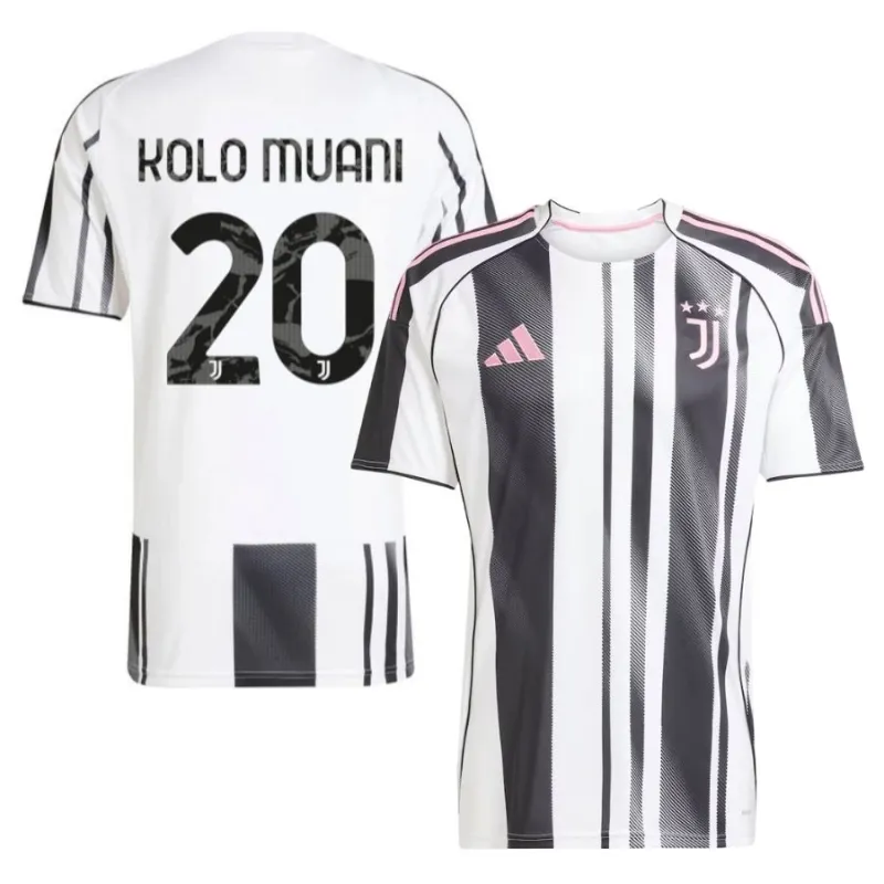 Juventus KOLO MUANI 2025/26 Home Jersey - White