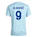 Ensemble de maillot enfant de Vlahović à la Juventus 2025/26 à l'extérieur - Bleu