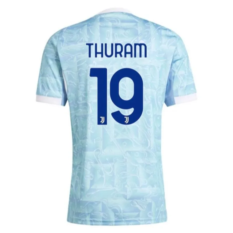 Set di maglia bambini di THURAM della Juventus 2025/26 in trasferta - Blu