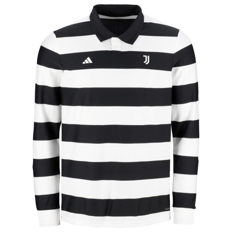 Juventus 2026/27 Maglia Quarta Maniche Lunghe Bianca Nera