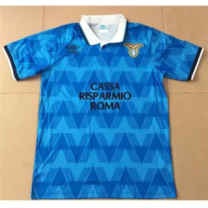 Lazio 1989 Retro Home Jersey - Blue
