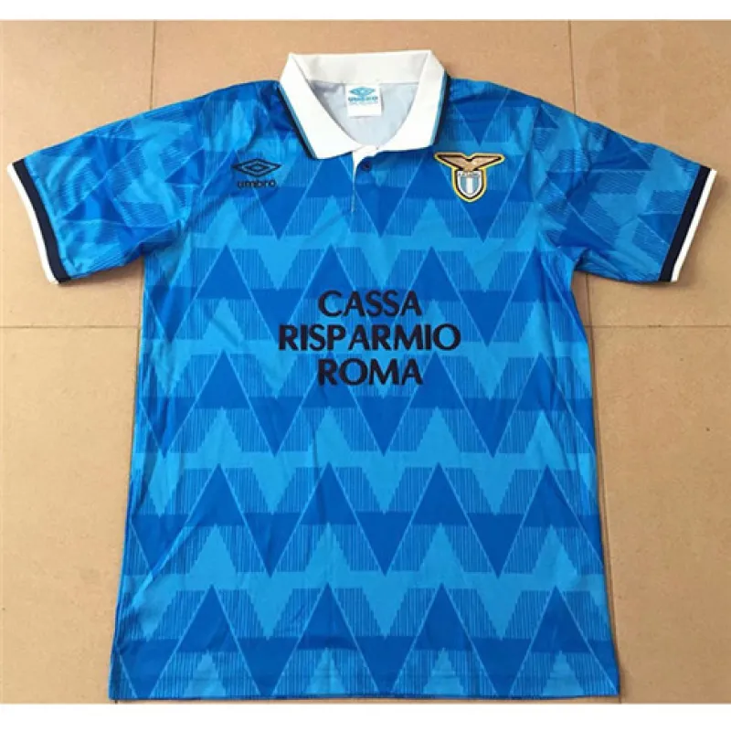 Maglia principale retro di Lazio 1989 - Blu