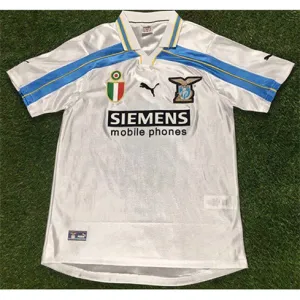 Maglia fuori sede retro di Lazio 2000/01 - Bianca