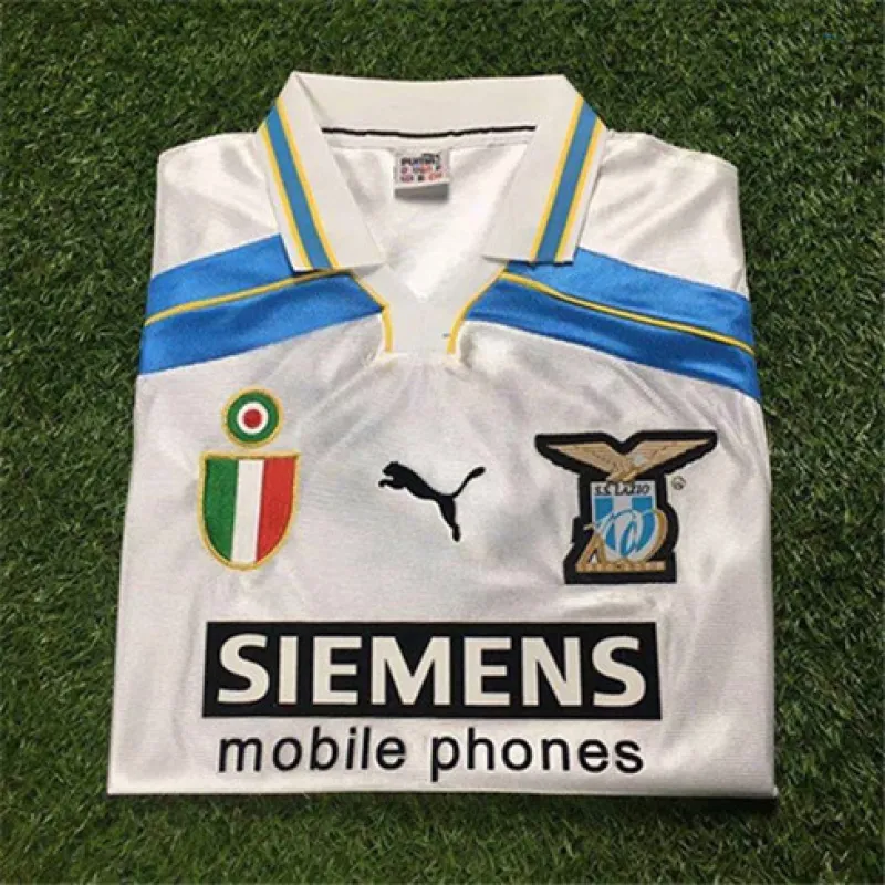 Lazio 2000/01 Retro Away Jersey - White