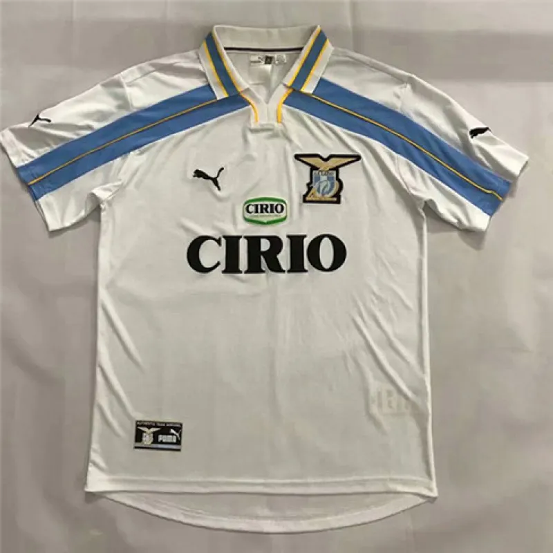 Lazio 2000/01 Retro Away Jersey - White