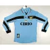 Maillot long manches retro domicile de Lazio 1998 - 00 - Bleu