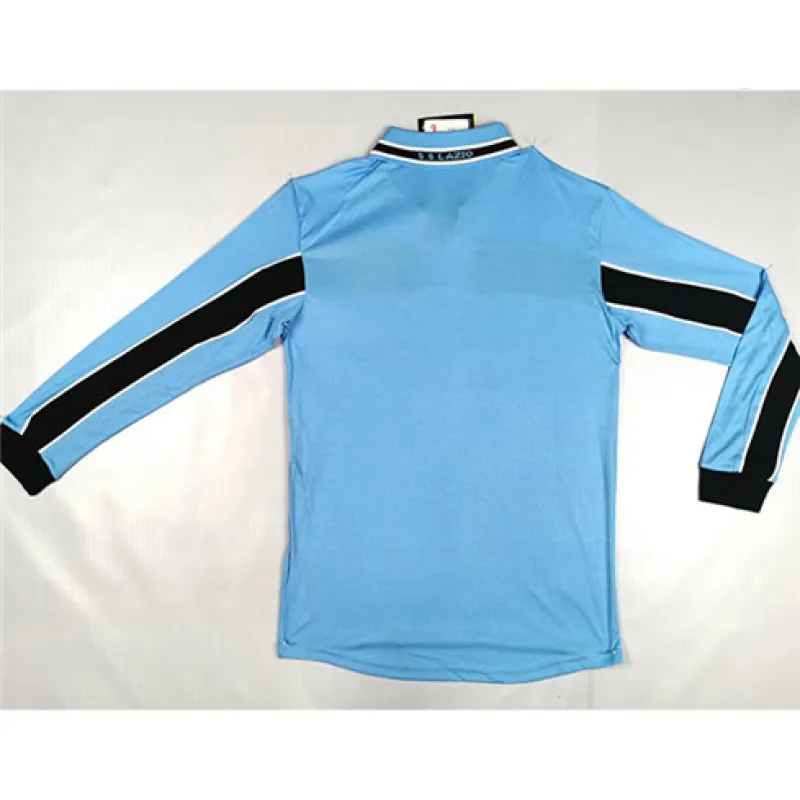 Maillot long manches retro domicile de Lazio 1998 - 00 - Bleu