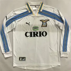 Maglia long sleeve retro fuori sede di Lazio 2000/01 - Bianca