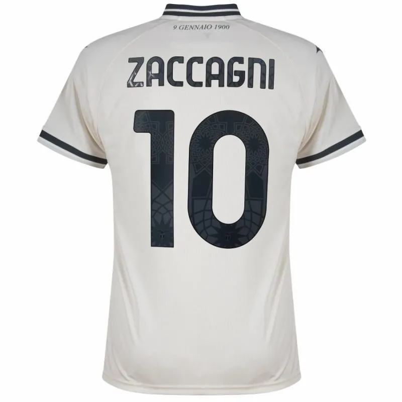 Lazio ZACCAGNI Maglia Trasferta 2025/26 - Bianco