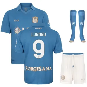 Camiseta Conjunto Infantil Local Nápoles 2026/27 LUKAKU