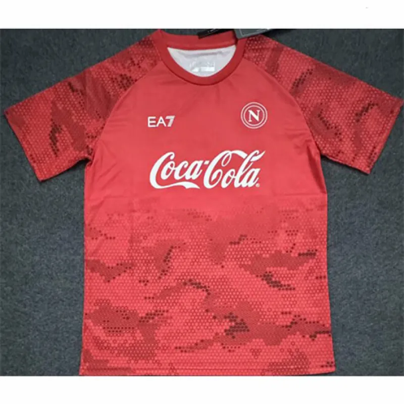 Napoli 2024/25 Pre-match Training Jersey - Red