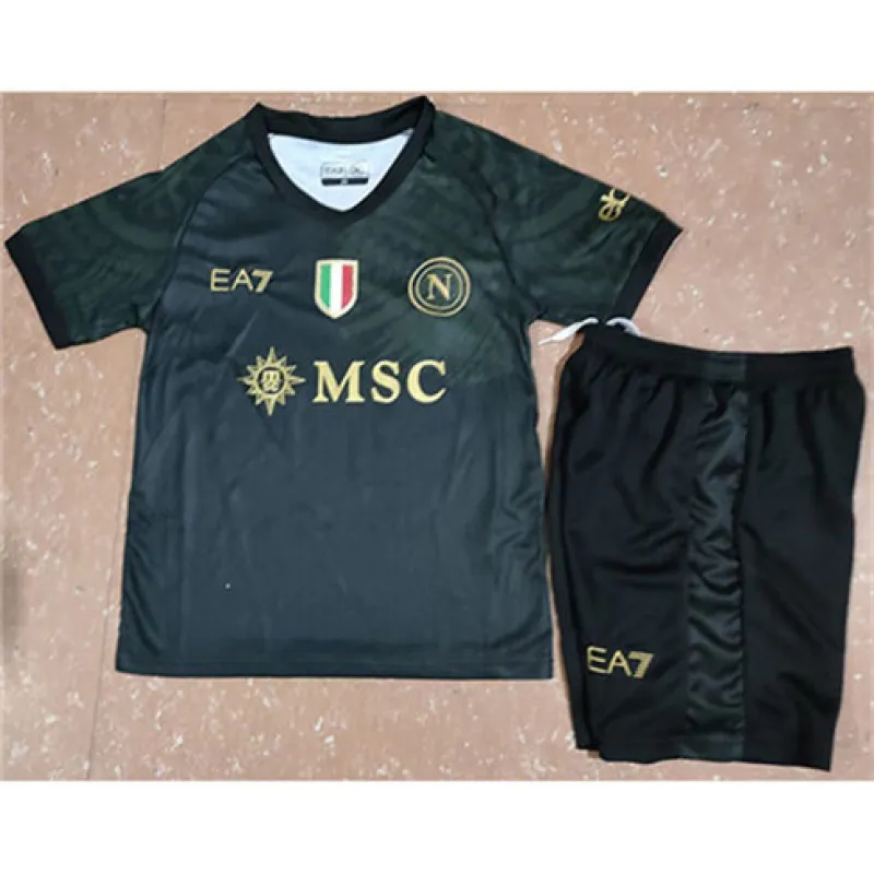 Terza maglia per bambini di Napoli 2024/25 - Nera