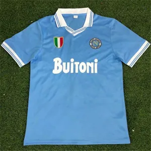 Maglia retro di trasferta di Napoli 1986/87 - Blu