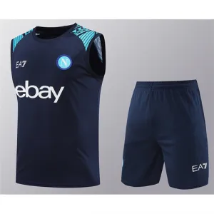 Gilet + Shorts de Naples 2024/25 - Bleu