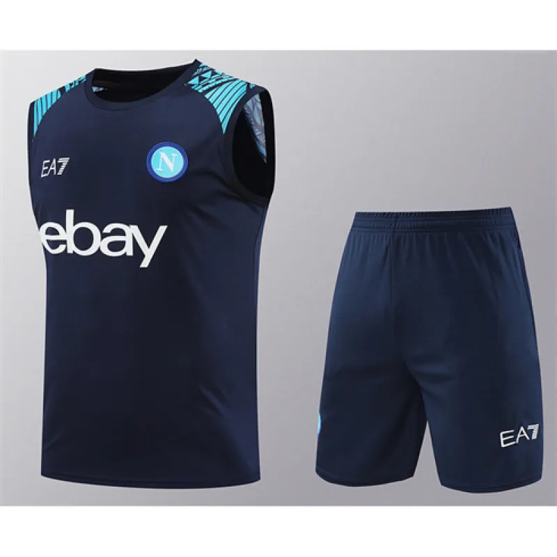 Gilet + Shorts de Naples 2024/25 - Bleu
