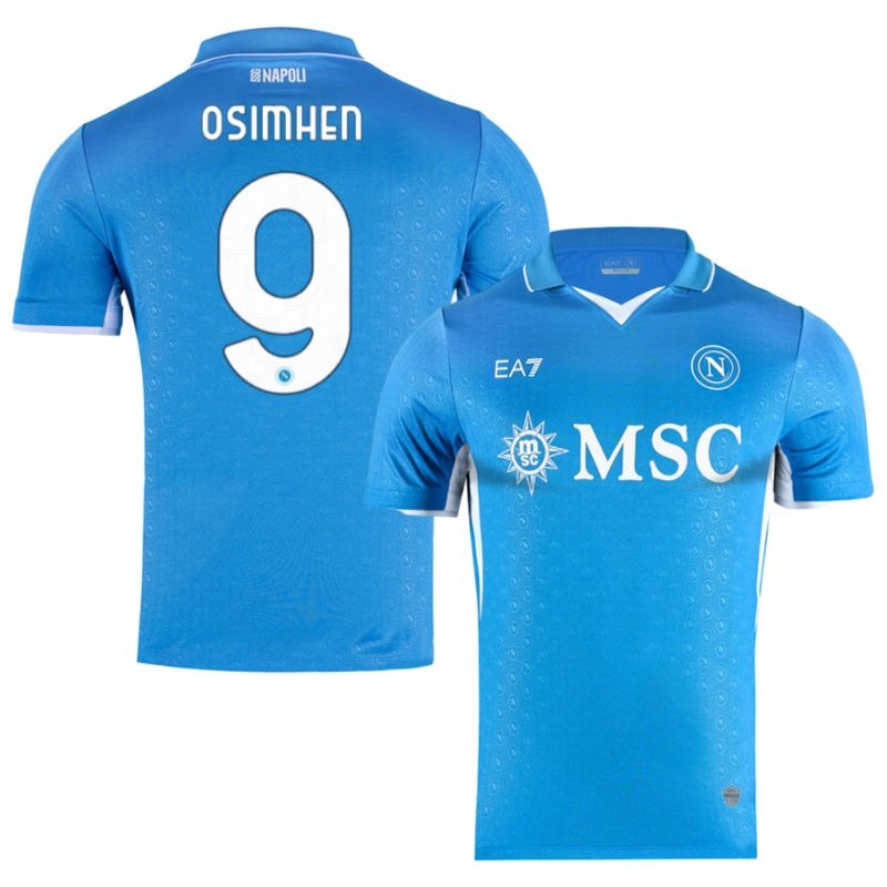 Maglia di casa di Napoli 2024/25 di Osimhen - Blu
