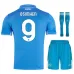 Juego de camisetas para niños de campo de casa de Napoli 2024/25 de Osimhen - Azul