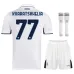 Juego de camisetas para niños de campo de fuera de Napoli 2024/25 de Kvaratskhelia - Blanca