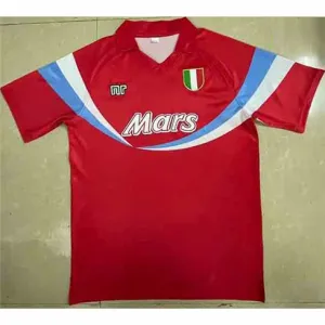 Maglia retro di trasferta di Napoli 1990/91 - Rossa