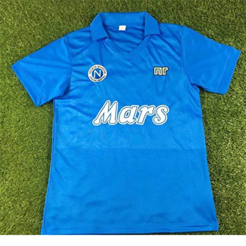 Maglia retro di casa di Napoli 1988/89 - Blu