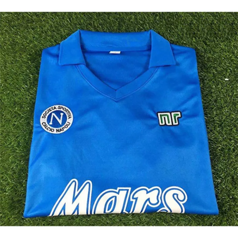 Maglia retro di casa di Napoli 1988/89 - Blu