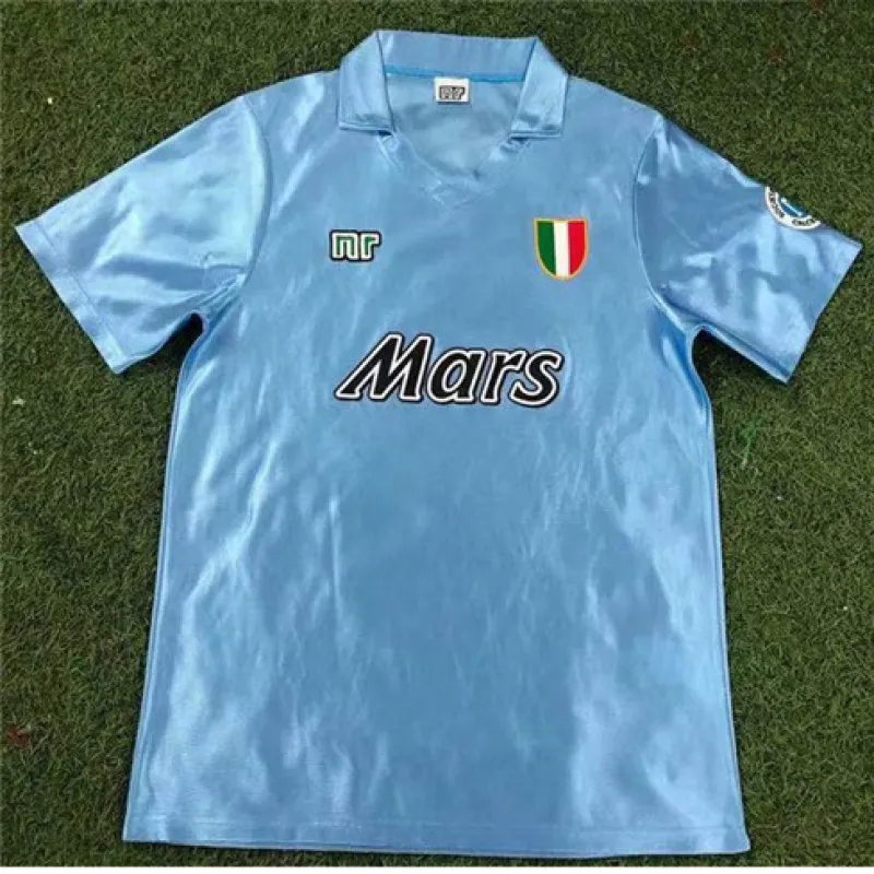 Maglia retro di casa di Napoli 1990/91 - Blu