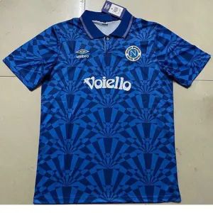Maglia retro di casa di Napoli 1991-93 - Blu
