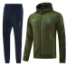 Napoli 2024/25 Kapuzen - Sportjacke - Grün