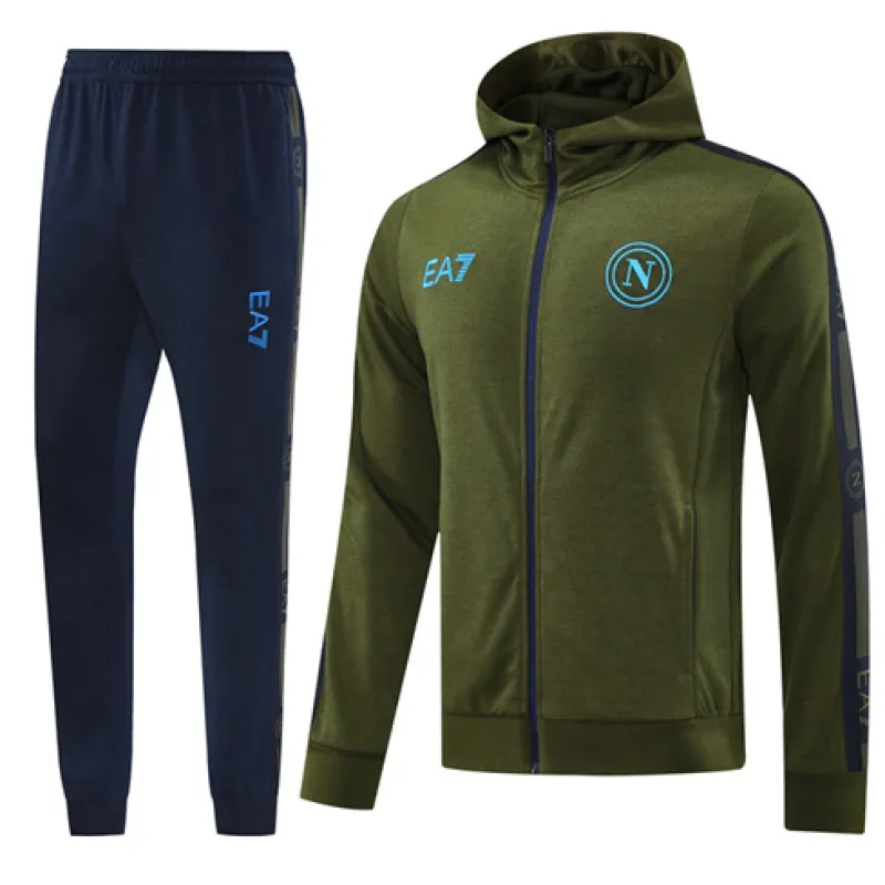 Napoli 2024/25 Kapuzen - Sportjacke - Grün