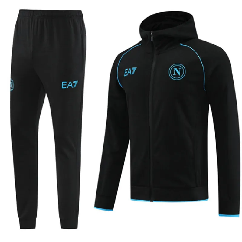 Veste de sport avec capuche de Naples 2024/25 - Noire